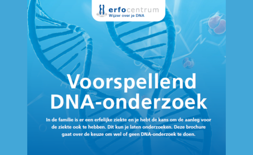 Brochure Voorspellend DNA-onderzoek